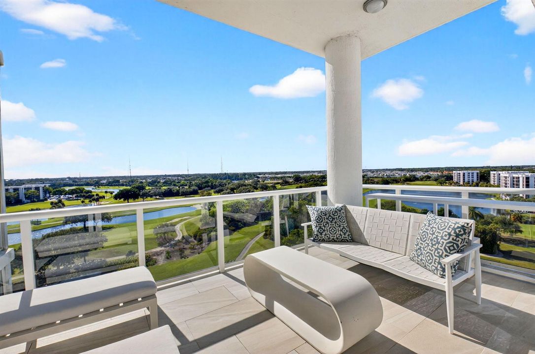 Spacious Balcony with Stunning Views