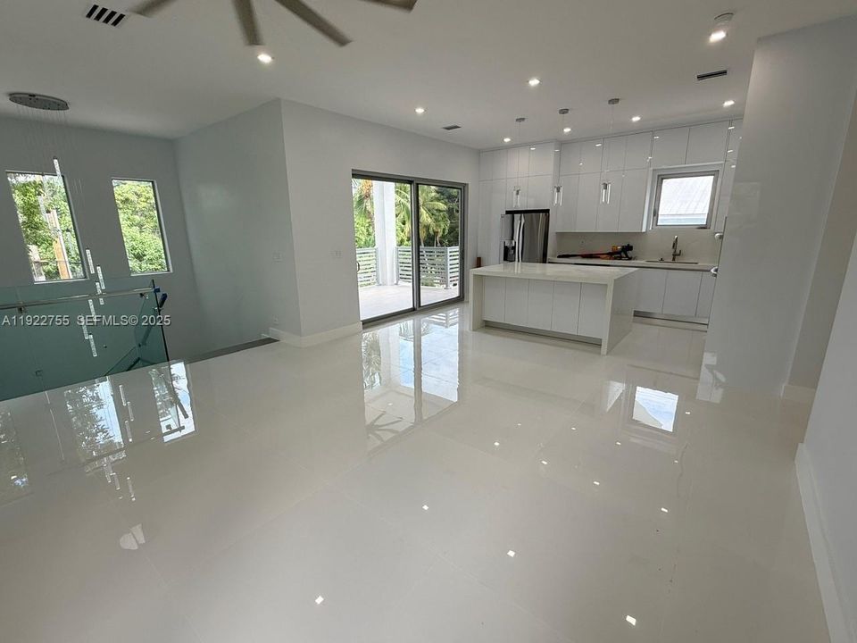 Living and Kitchen Area