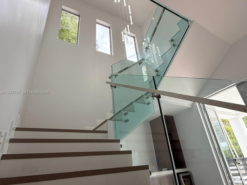 Lighted Stair Case