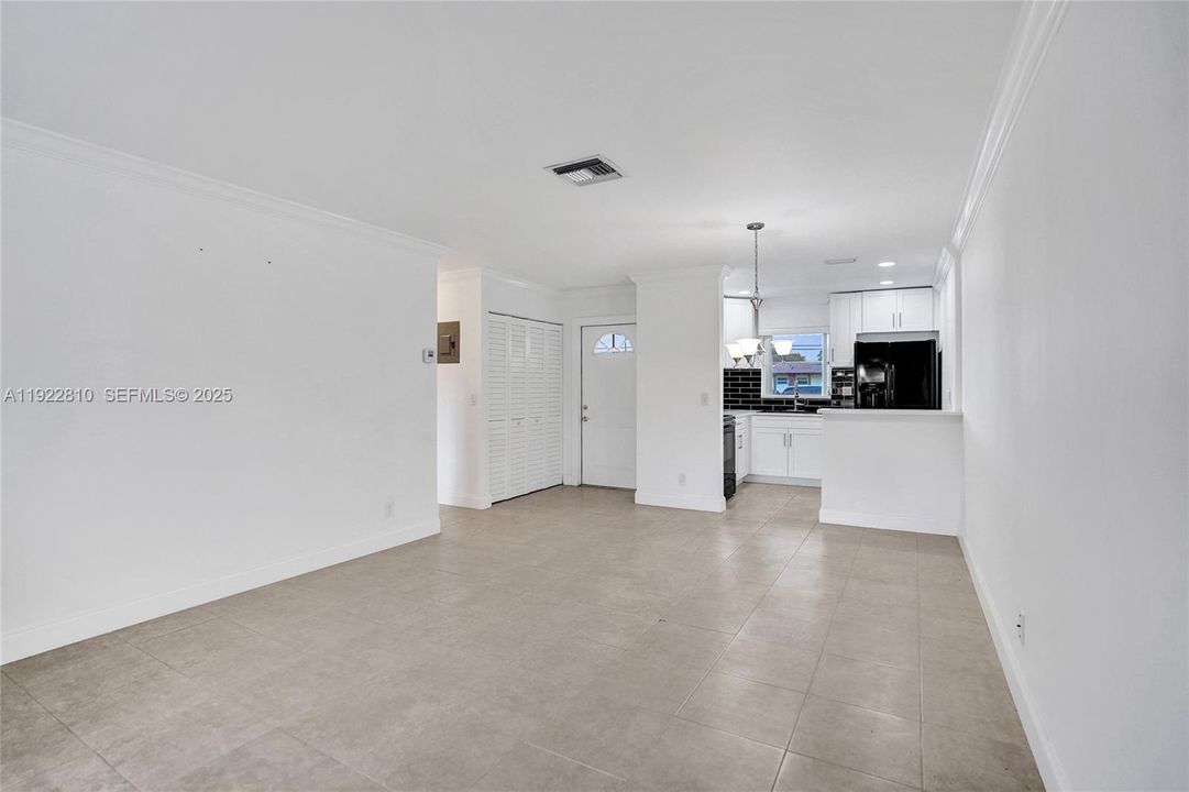 Living room to kitchen