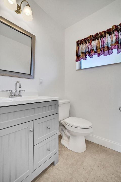 Additional half bath