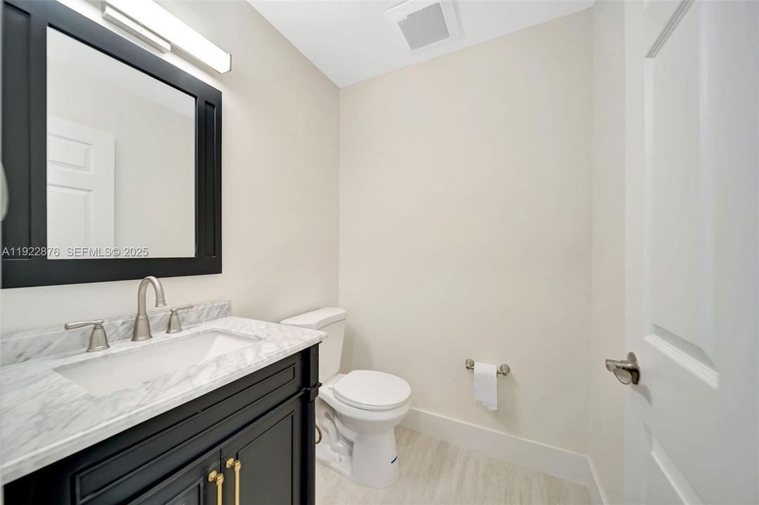 Half Bathroom on Ground Floor