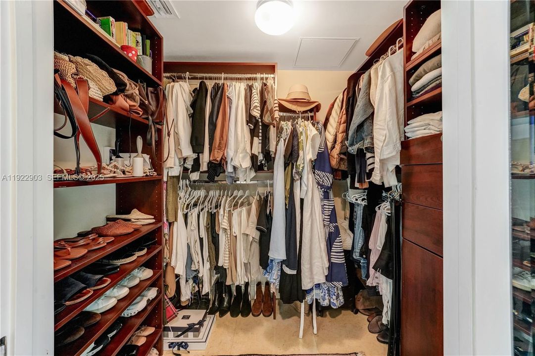 Master closet
