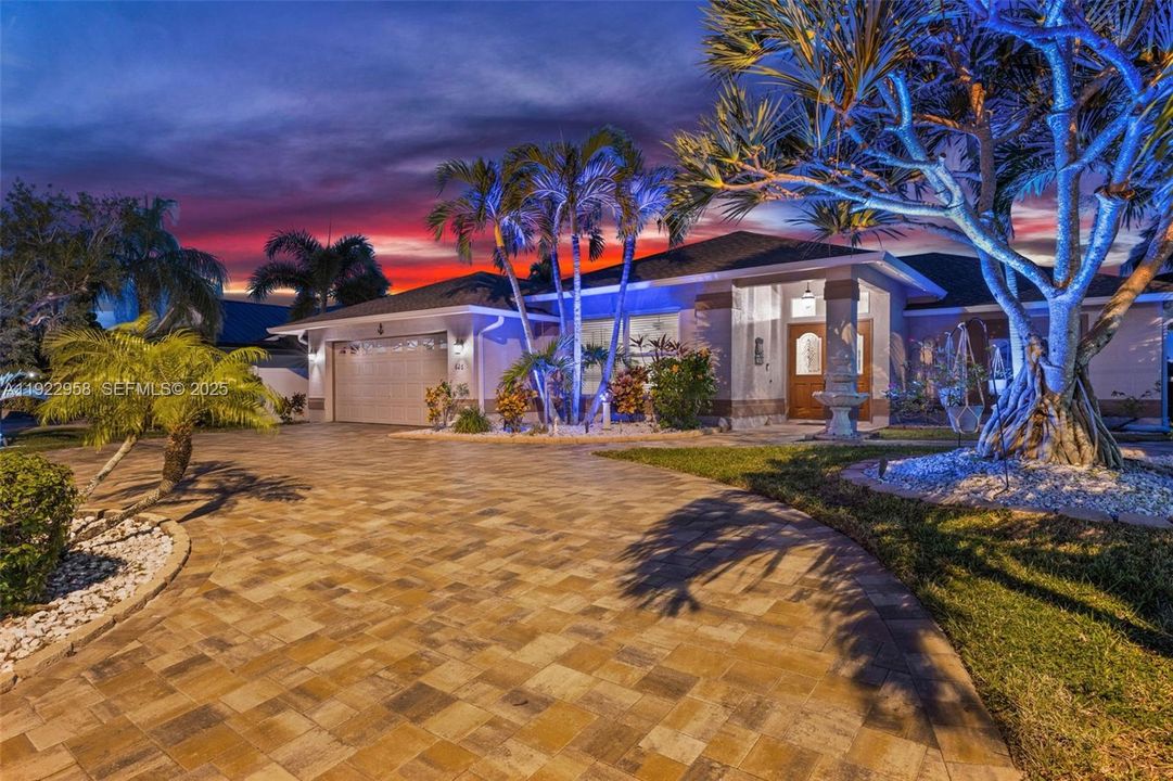 Extensive custom landscape lighting