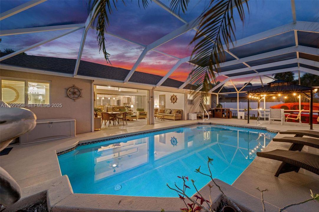 Enjoy the heated, saltwater pool