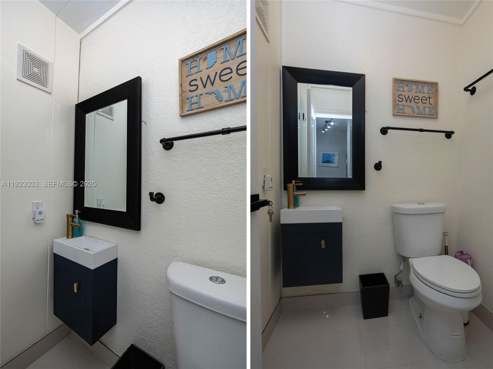 Downstairs Half Bath/Powder Room