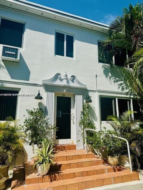 garden apartment entrance