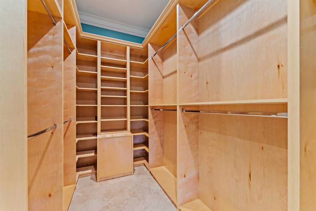 Primary closet