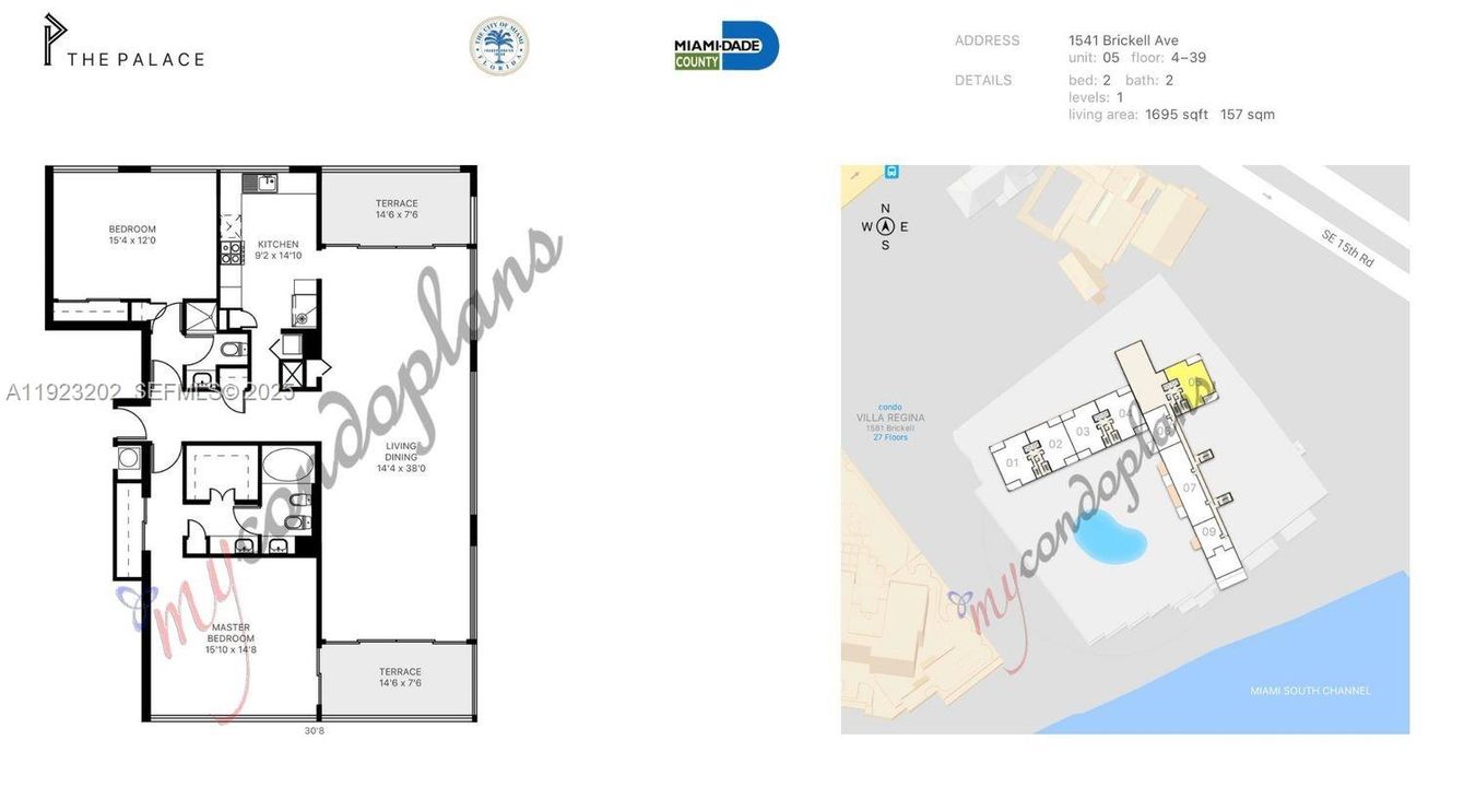待售: $875,000 (2 贝兹, 2 浴室, 1697 平方英尺)