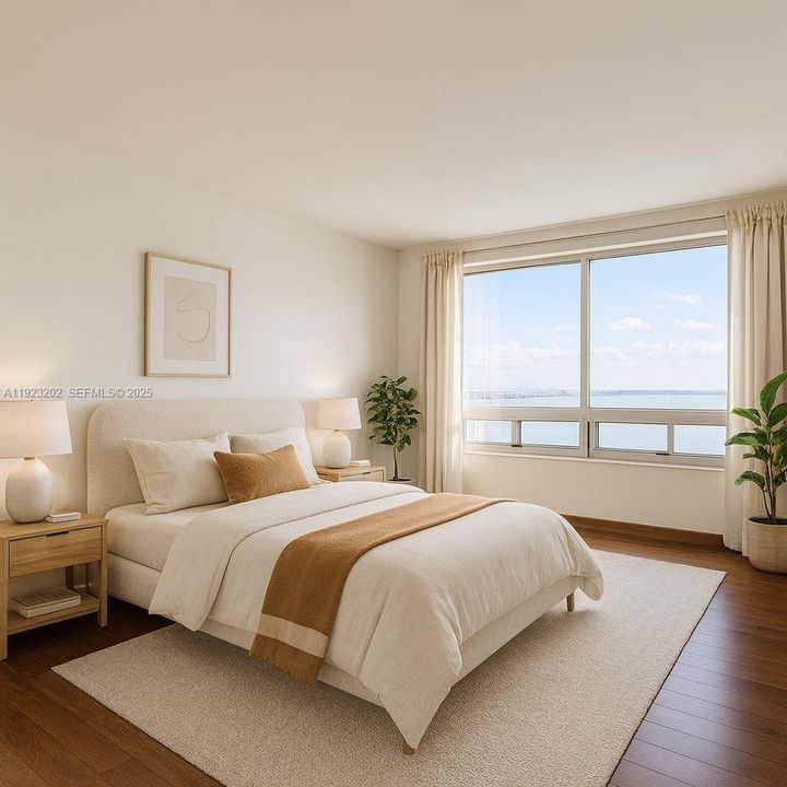 image is virtually staged