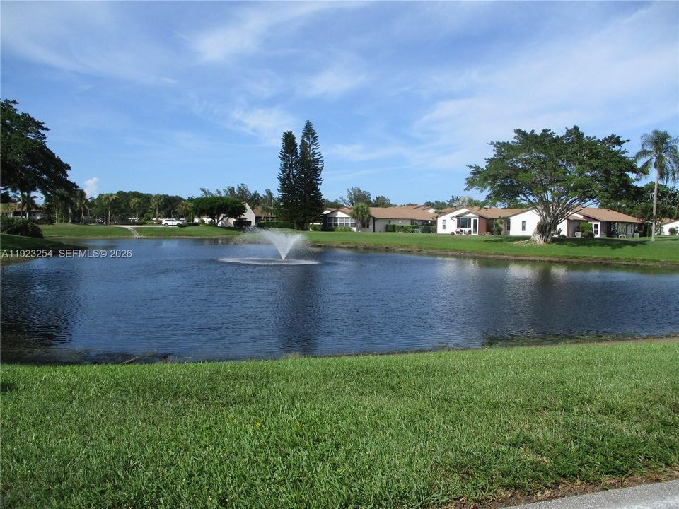 FOUNTAIN VIEW AS YOU ENTER