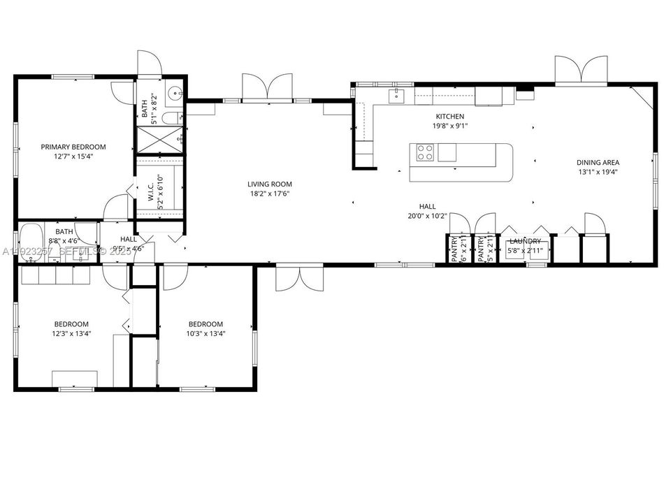 待售: $1,250,000 (3 贝兹, 2 浴室, 1902 平方英尺)