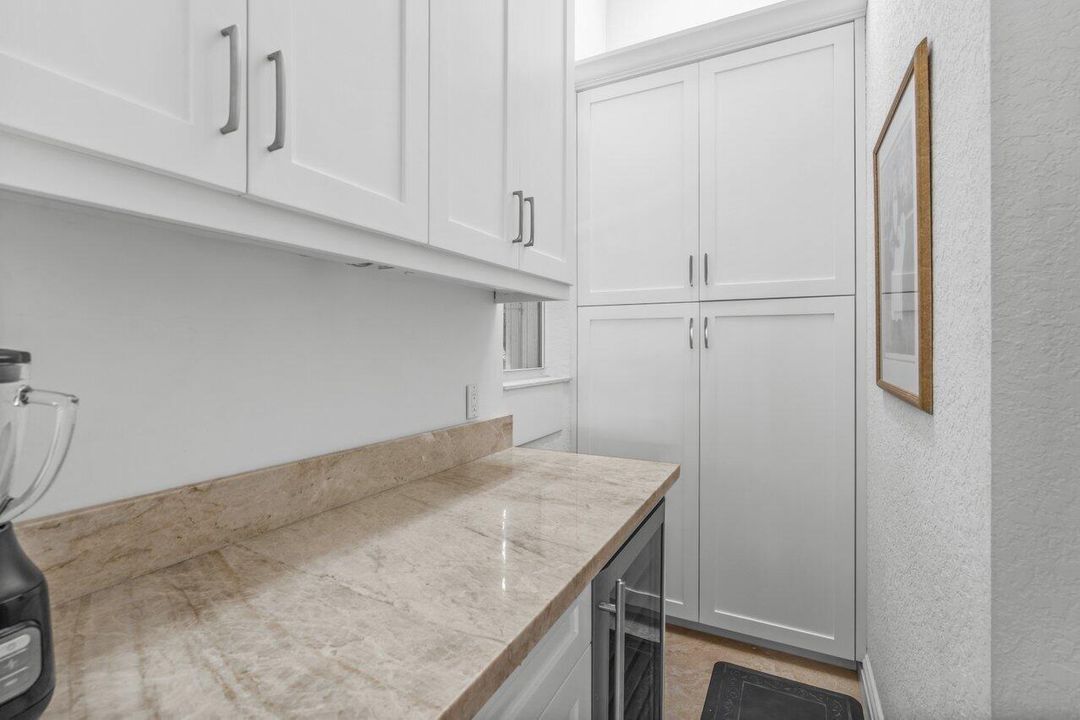 wine fridge pantry