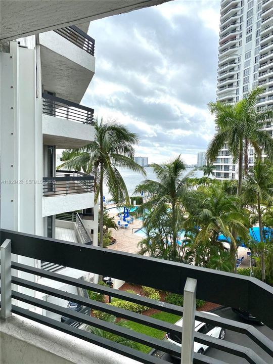 Waterviews from the balcony