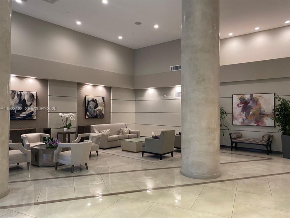 24hour security front desk lobby receptionist