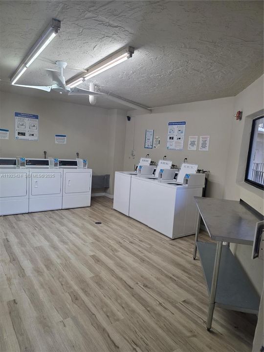 COMMUNITY LAUNDRYROOM, 3 WASHERS/3DRYERS ON EACH FLOOR