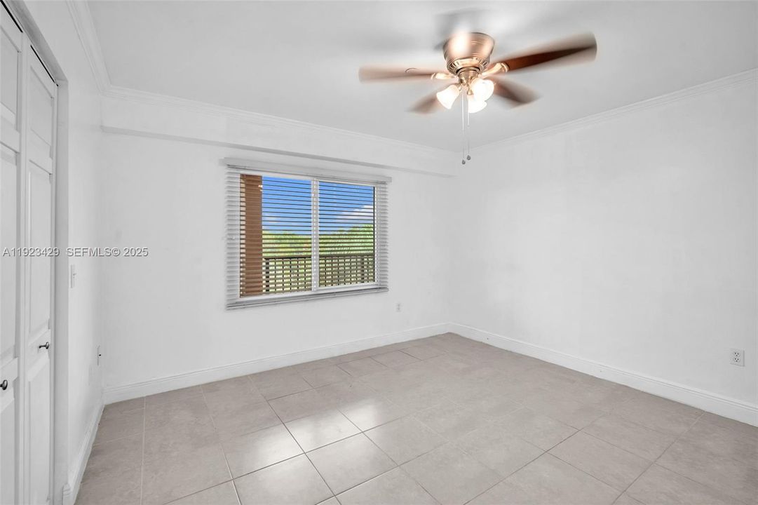 Second Bedroom with Ceiling Fan