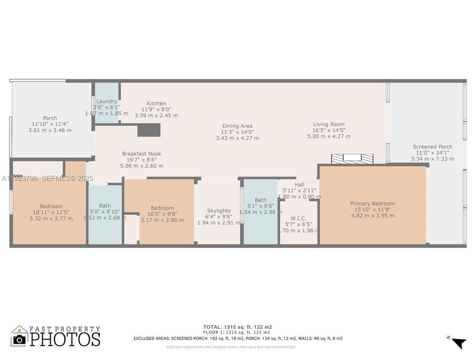 На продажу: $465,000 (3 спален, 2 ванн, 1299 Квадратных фут)