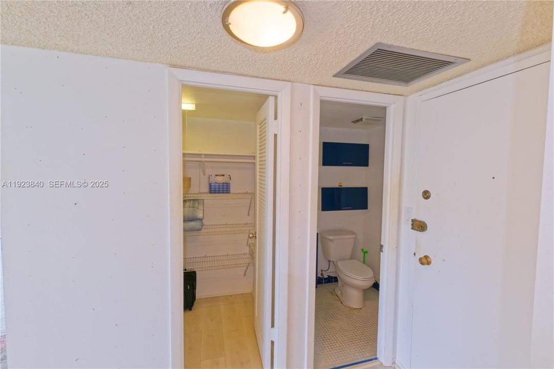 Pantry/Half Bath/Front door