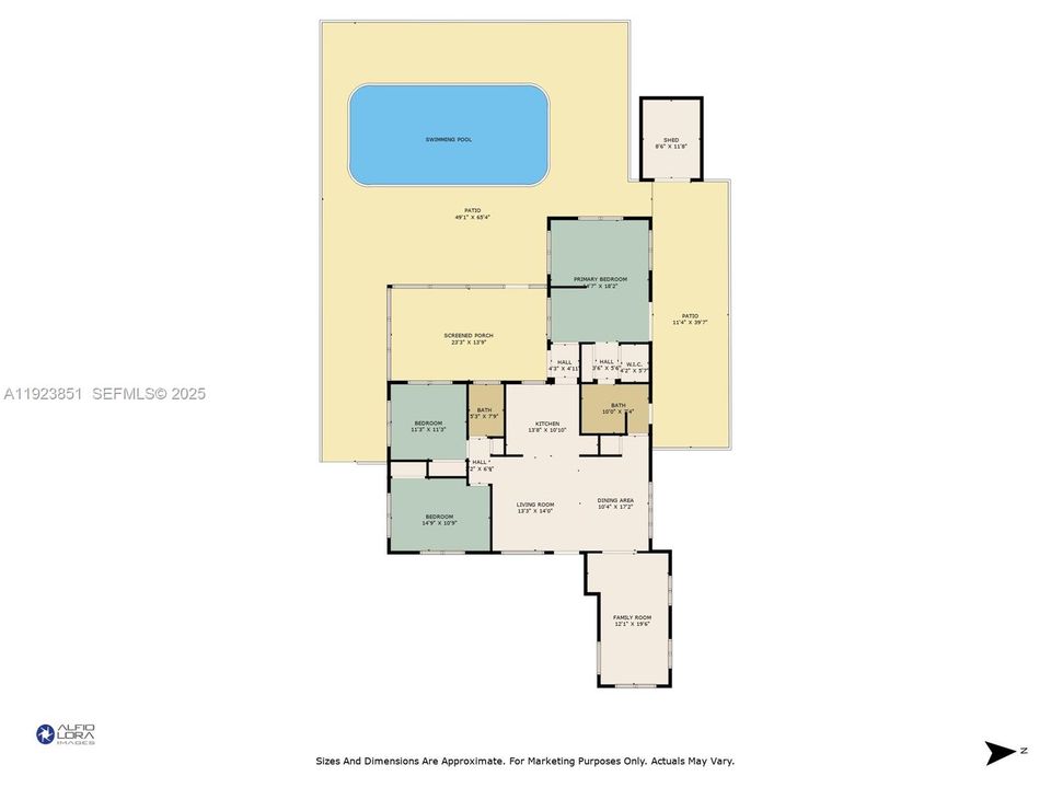 For Rent: $4,500 (3 beds, 2 baths, 1660 Square Feet)