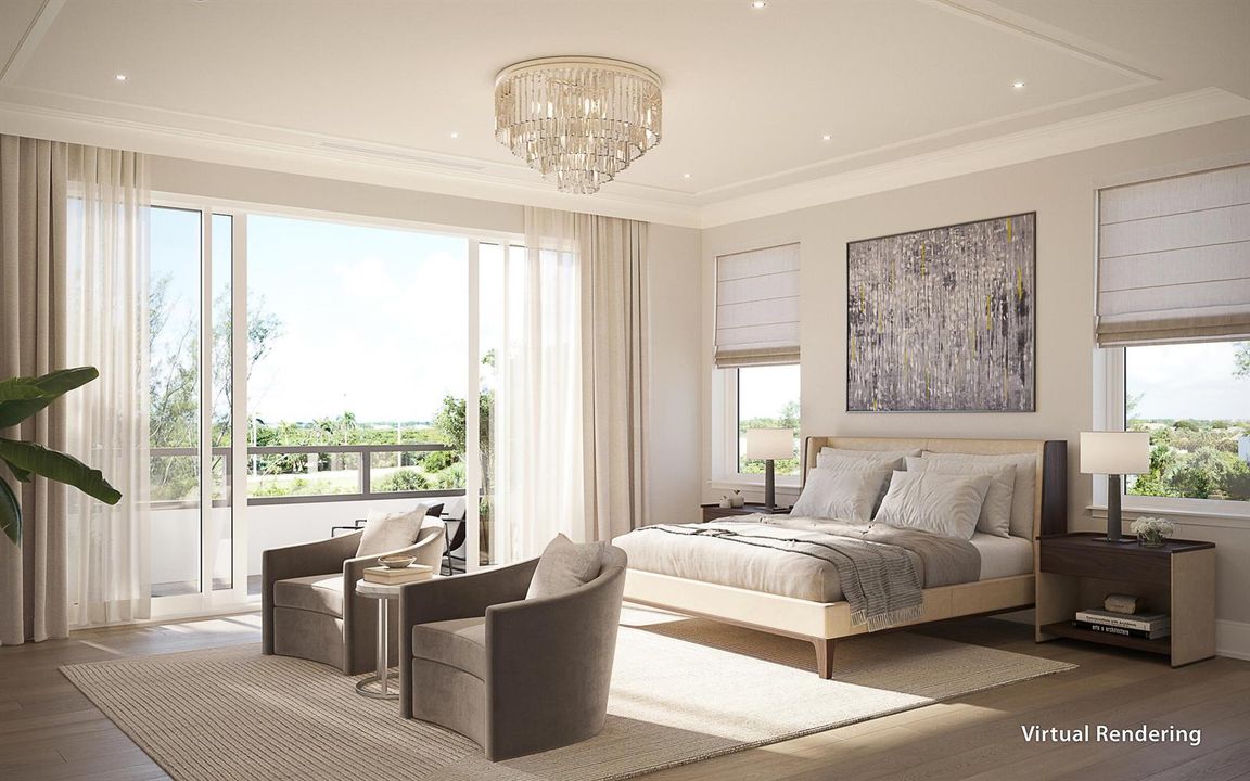 Bedroom Rendering of Comparable Unit