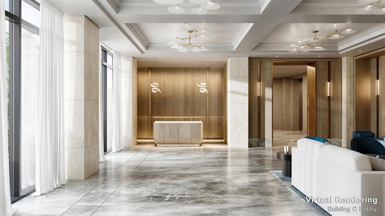 Building C Lobby Rendering