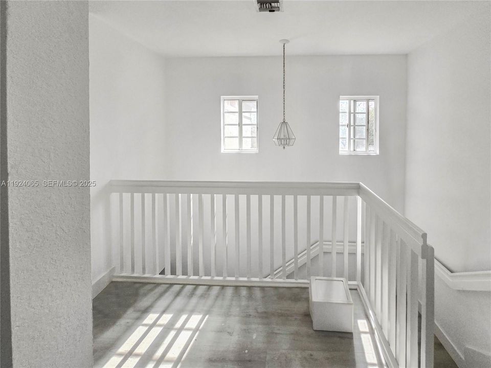 Second floor landing view.