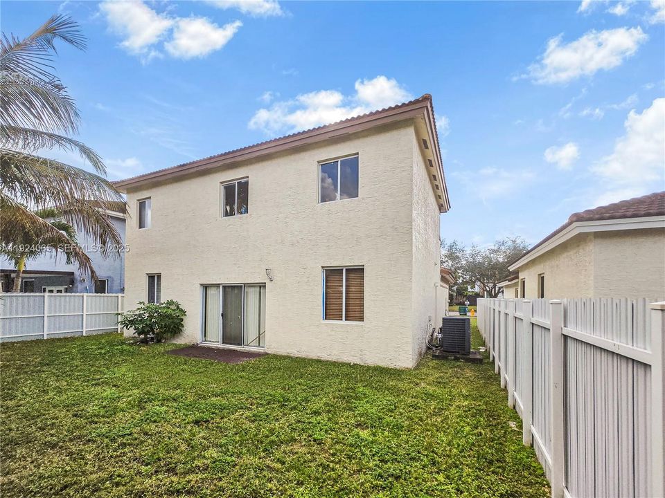 Overview of Back yard.