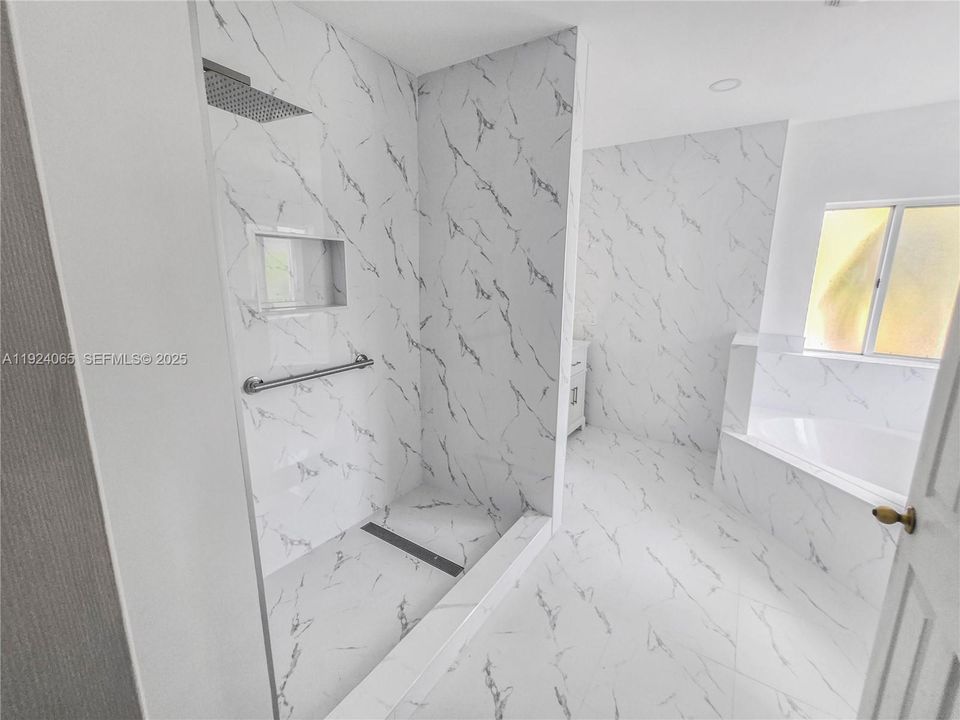 Overview of Primary Bathroom.