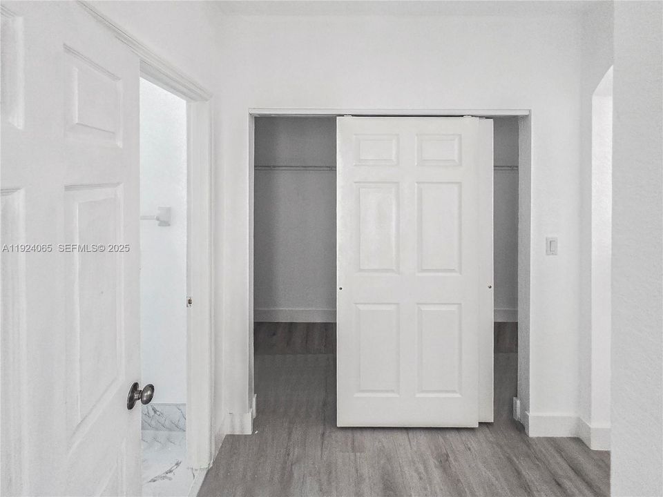 Overview of Entry to Primary Bedroom.