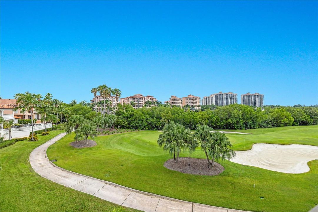 view from rear terrace