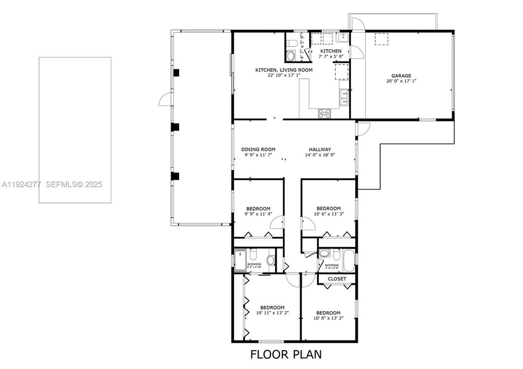 На продажу: $699,900 (4 спален, 2 ванн, 1664 Квадратных фут)