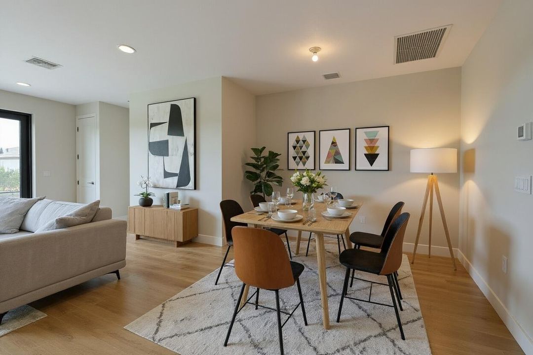 staged dining