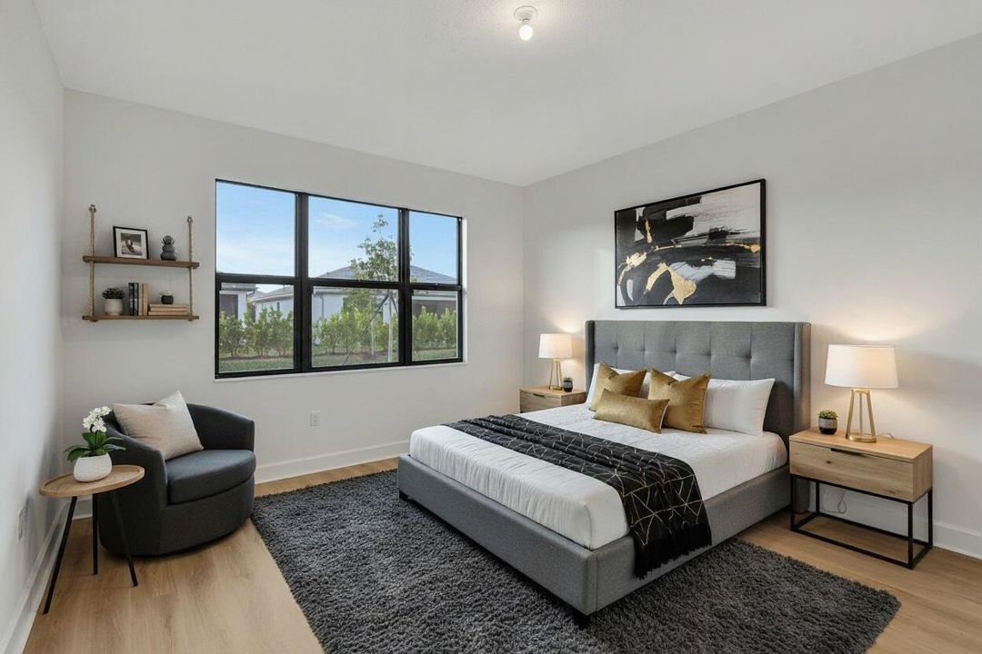 staged bedroom