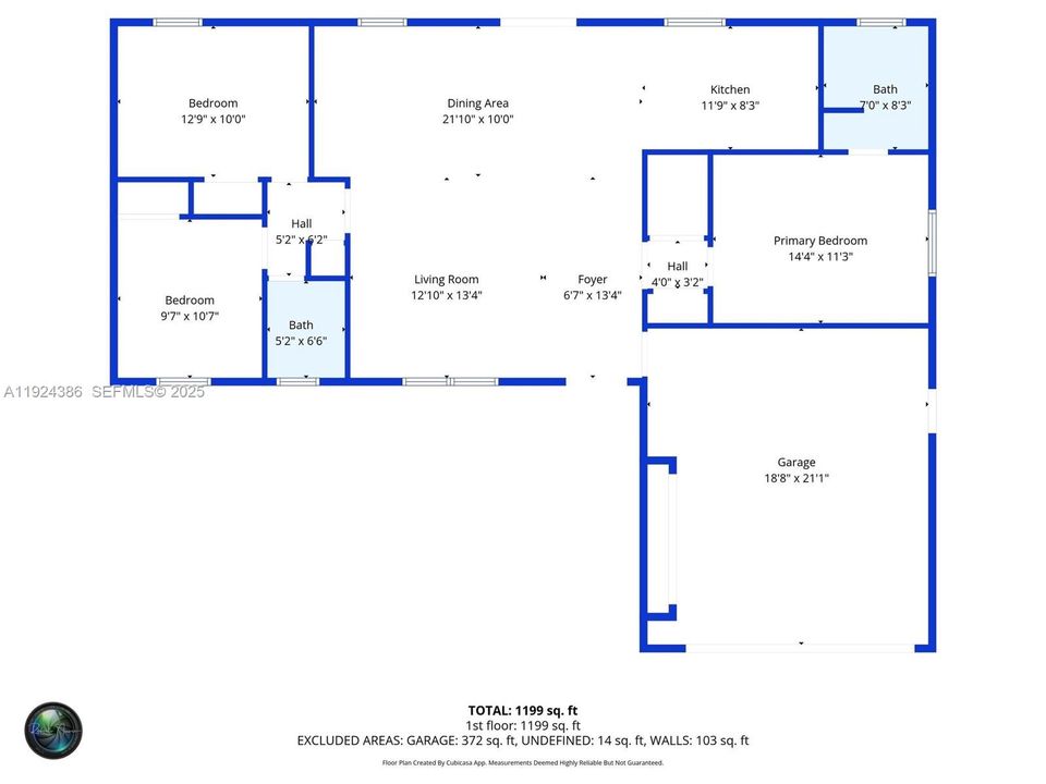 На продажу: $499,000 (3 спален, 2 ванн, 1320 Квадратных фут)