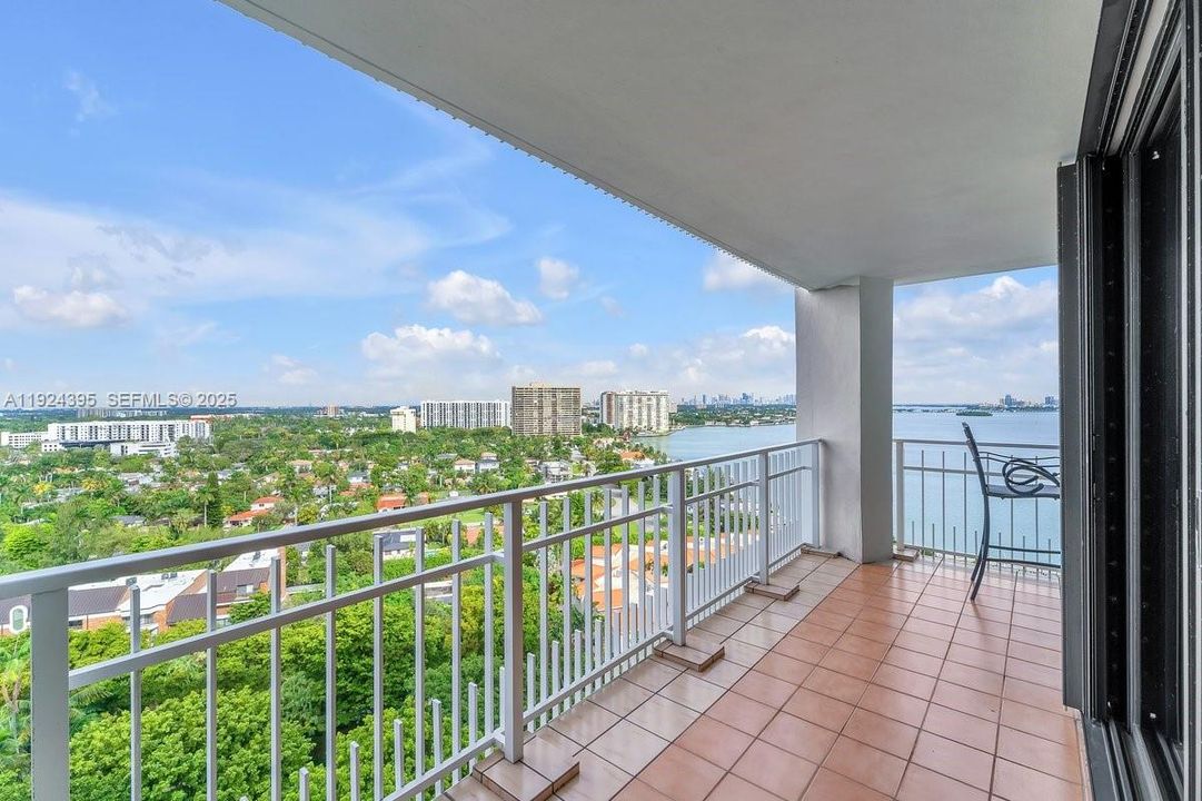 An unobstructed view of the wide intracoastal waterway.  Tower 4  is the closest to the water and marina