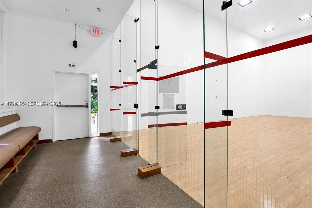 Indoor racketball courts