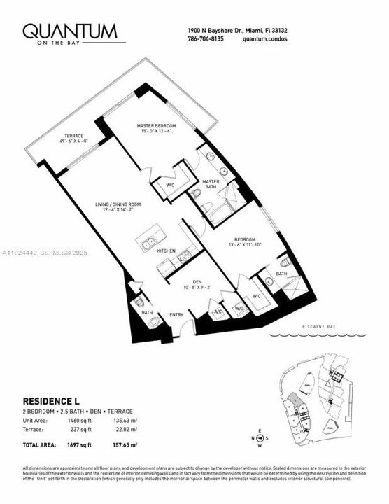 На продажу: $740,000 (2 спален, 2 ванн, 1325 Квадратных фут)