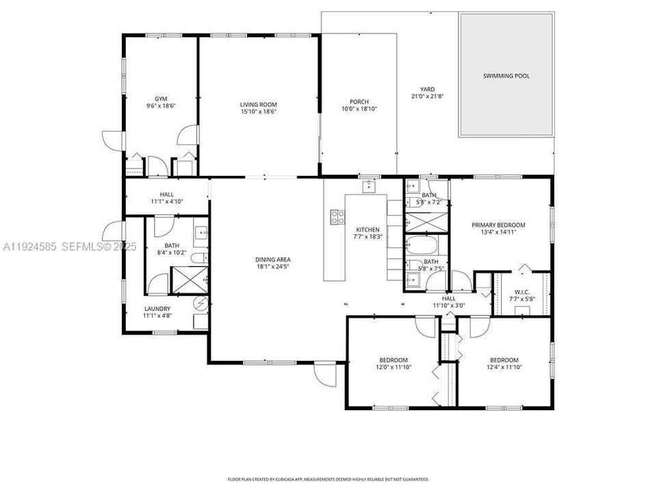 En Renta: $9,500 (4 camas, 2 baños, 2240 Pies cuadrados)