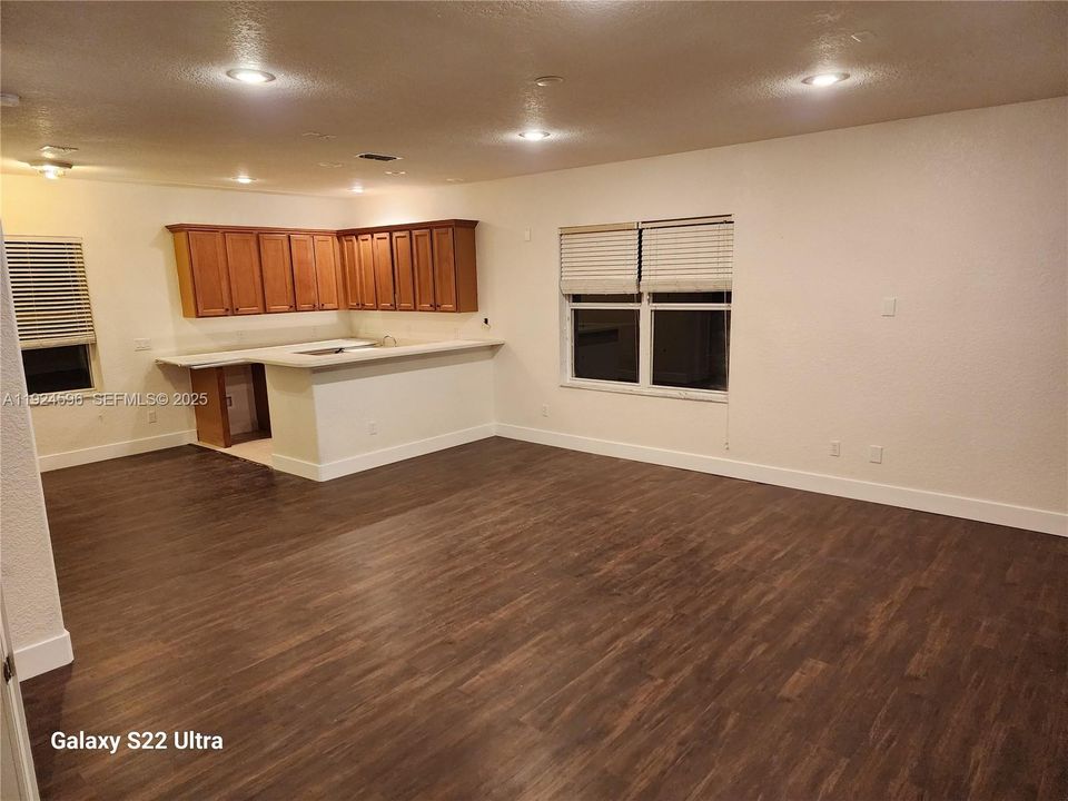 Upstairs entertainment room