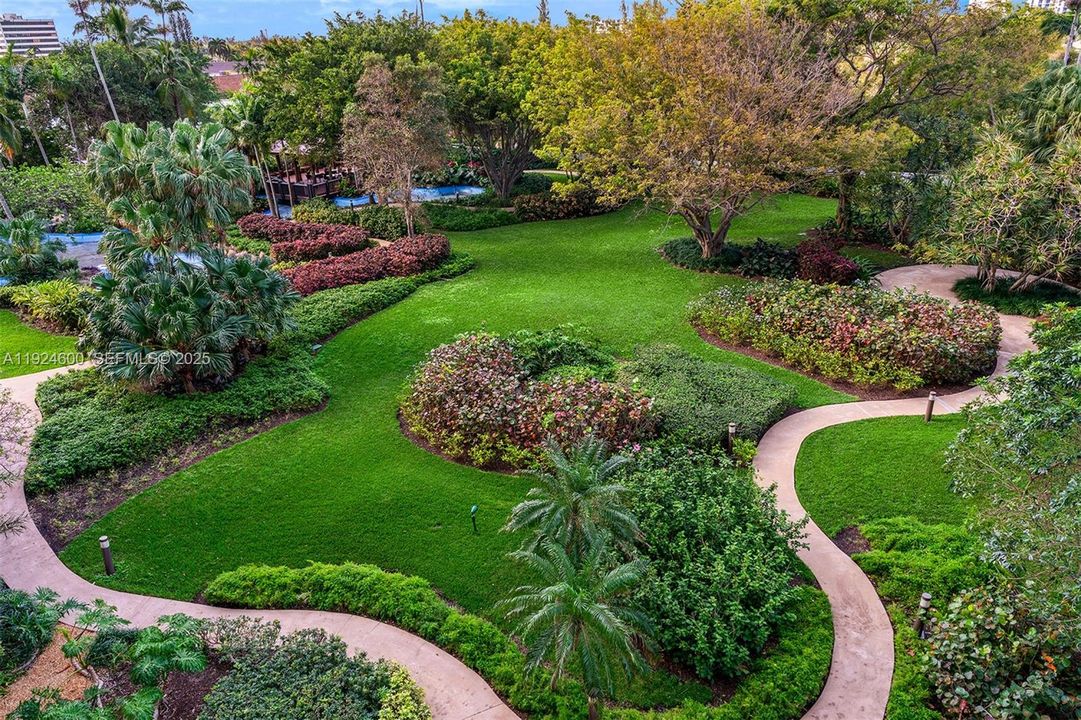 View from the balcony