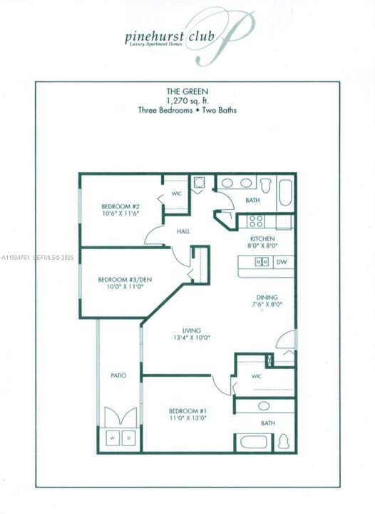 For Rent: $2,799 (3 beds, 2 baths, 1270 Square Feet)