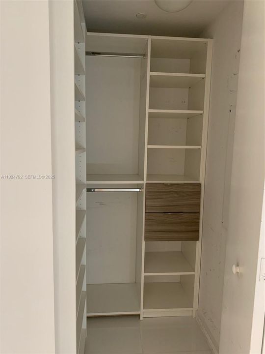 Custom closets.