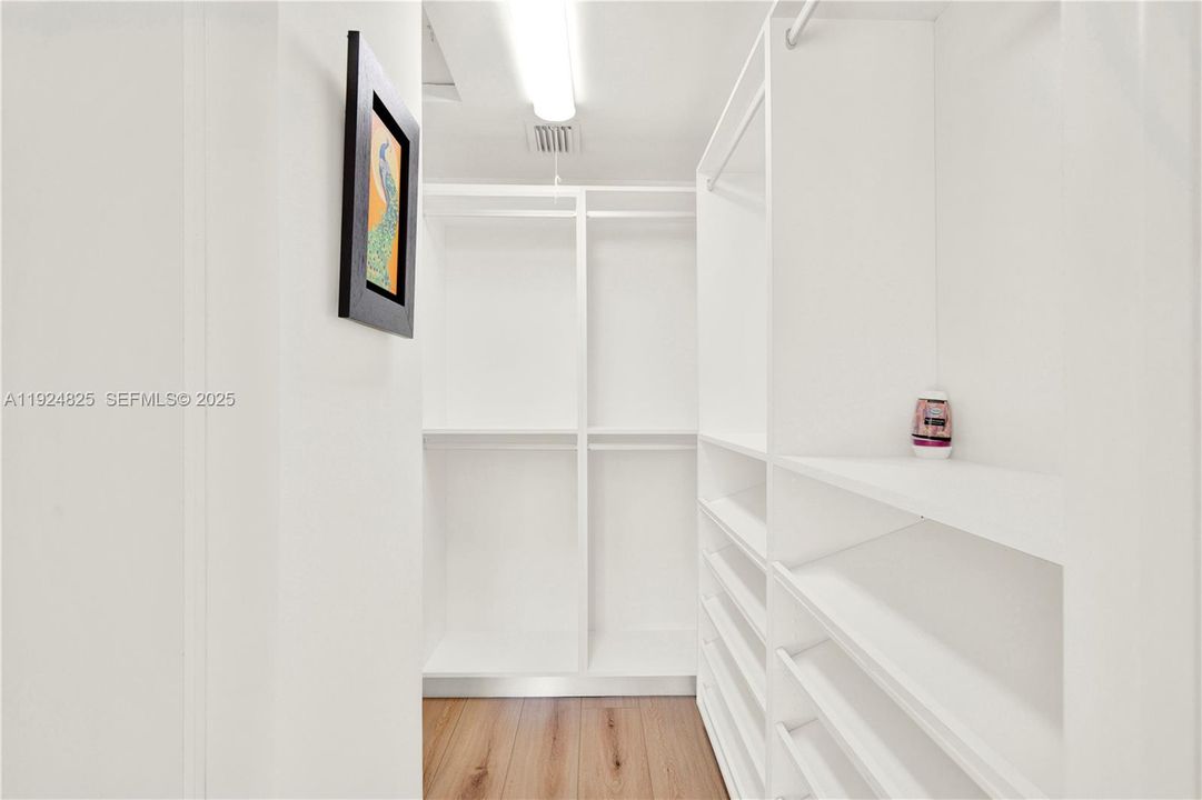 Primary Walk in Closet