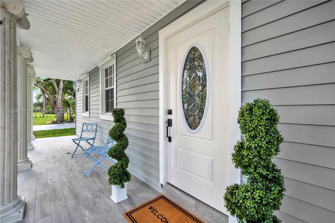 Impact front door.