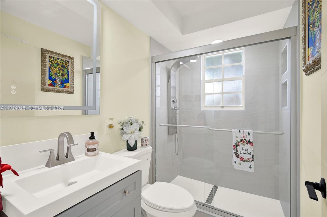 Downstairs bathroom.