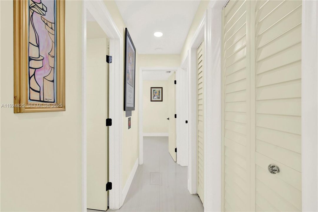 Downstairs hallway.