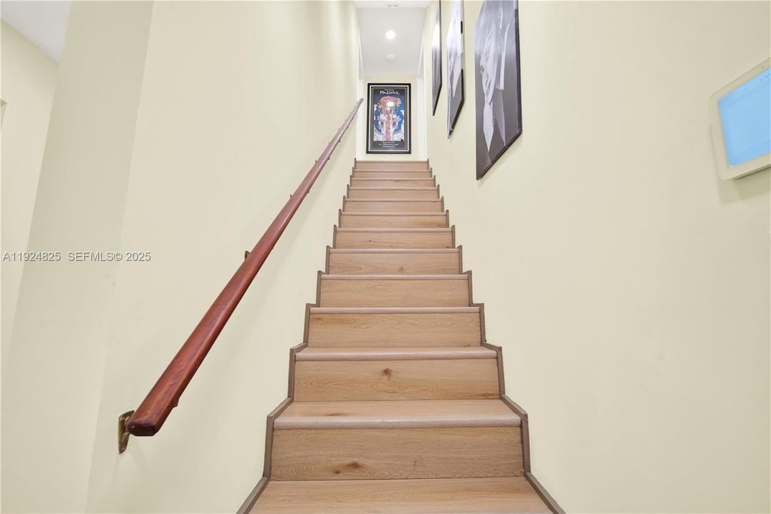 Stairs going up.