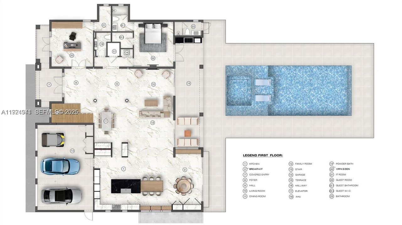 For Sale: $3,850,000 (5 beds, 6 baths, 6019 Square Feet)