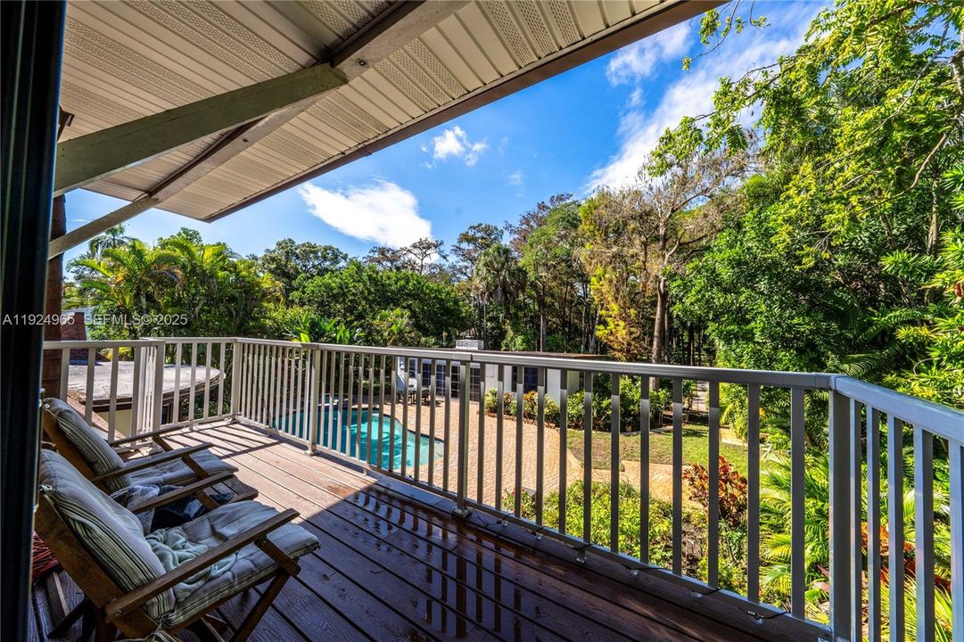 View from the primary bedroom